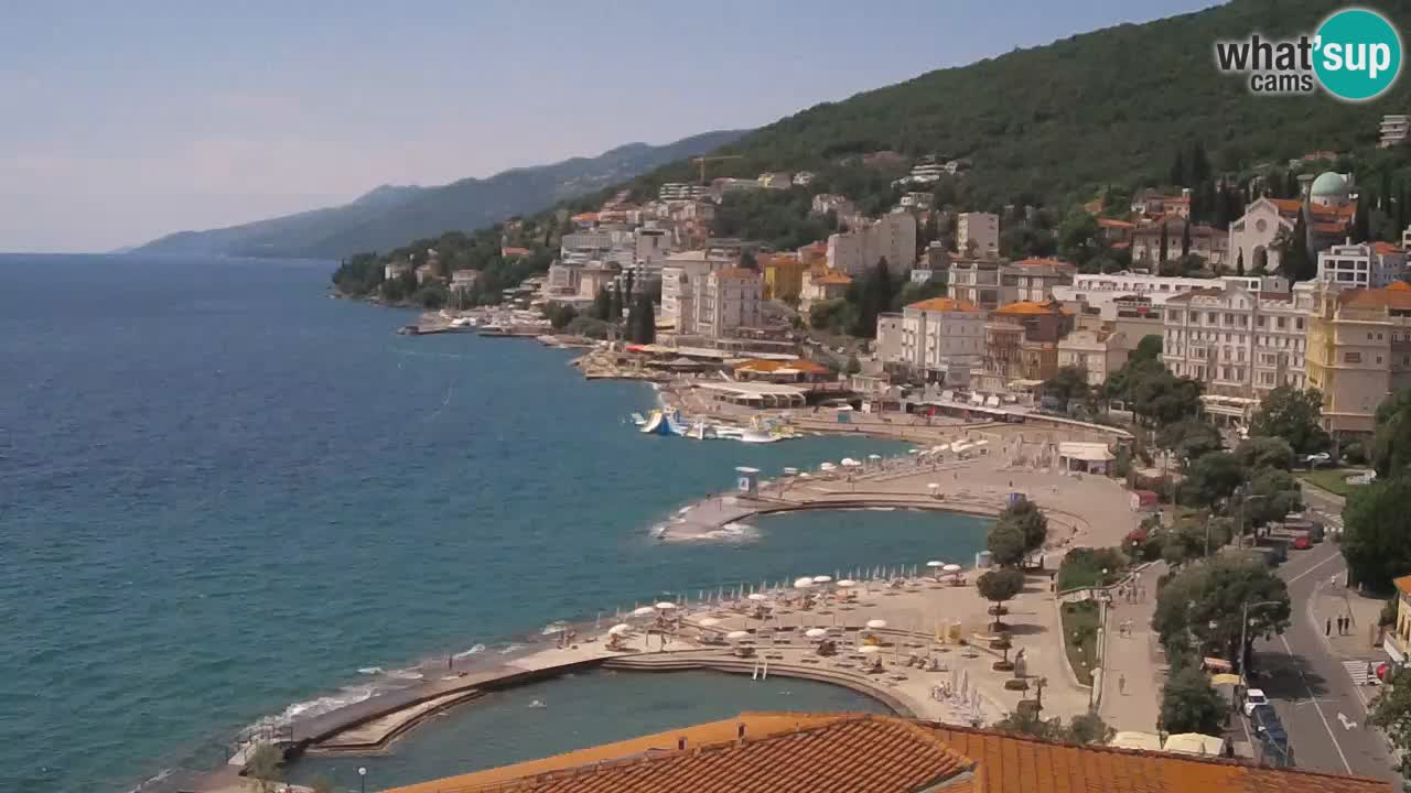Abbazia webcam – Panorama dall’ Hotel Milenij