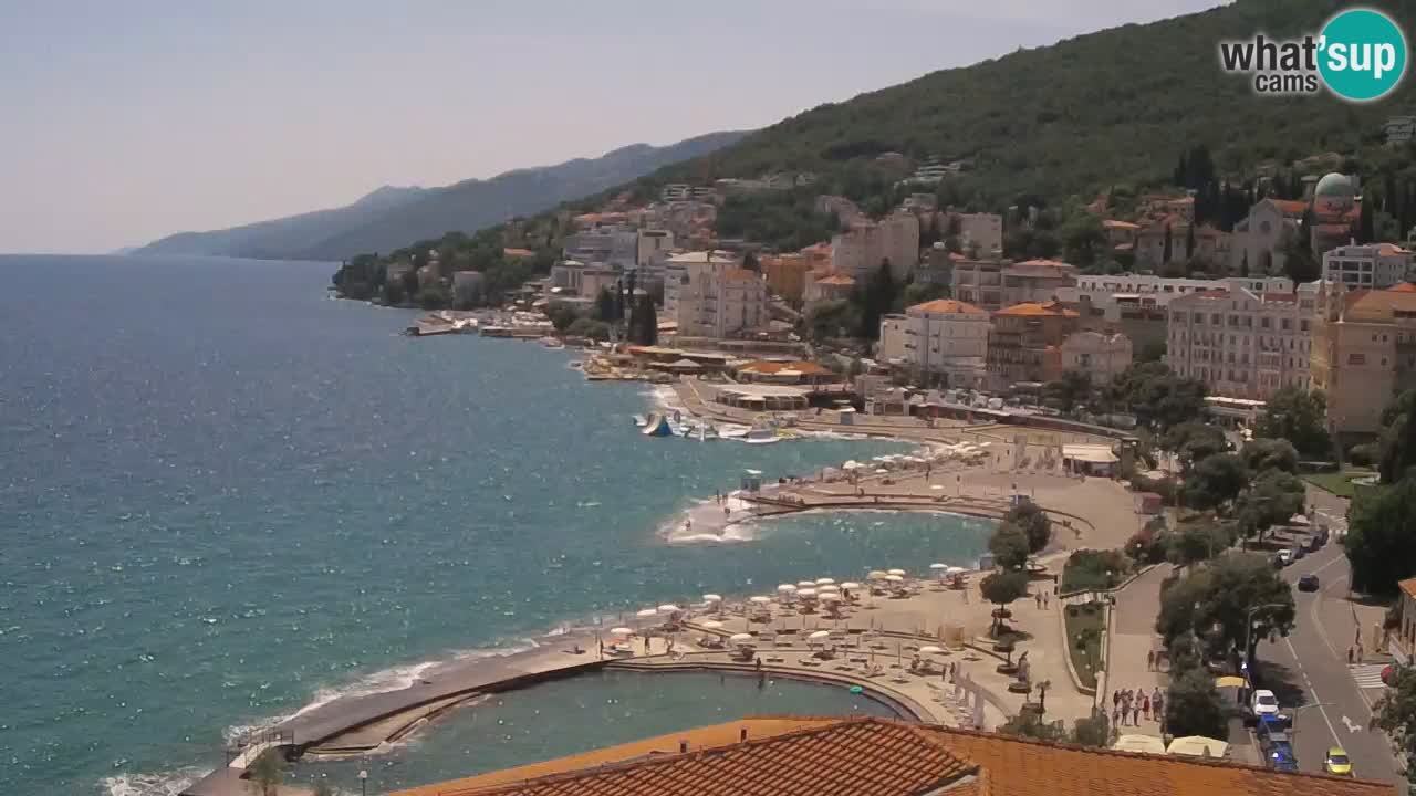 Abbazia webcam – Panorama dall’ Hotel Milenij