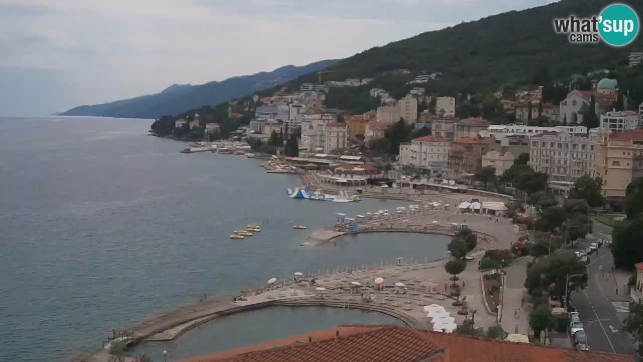 Opatija webcam – Panorama vom Hotel Milenij