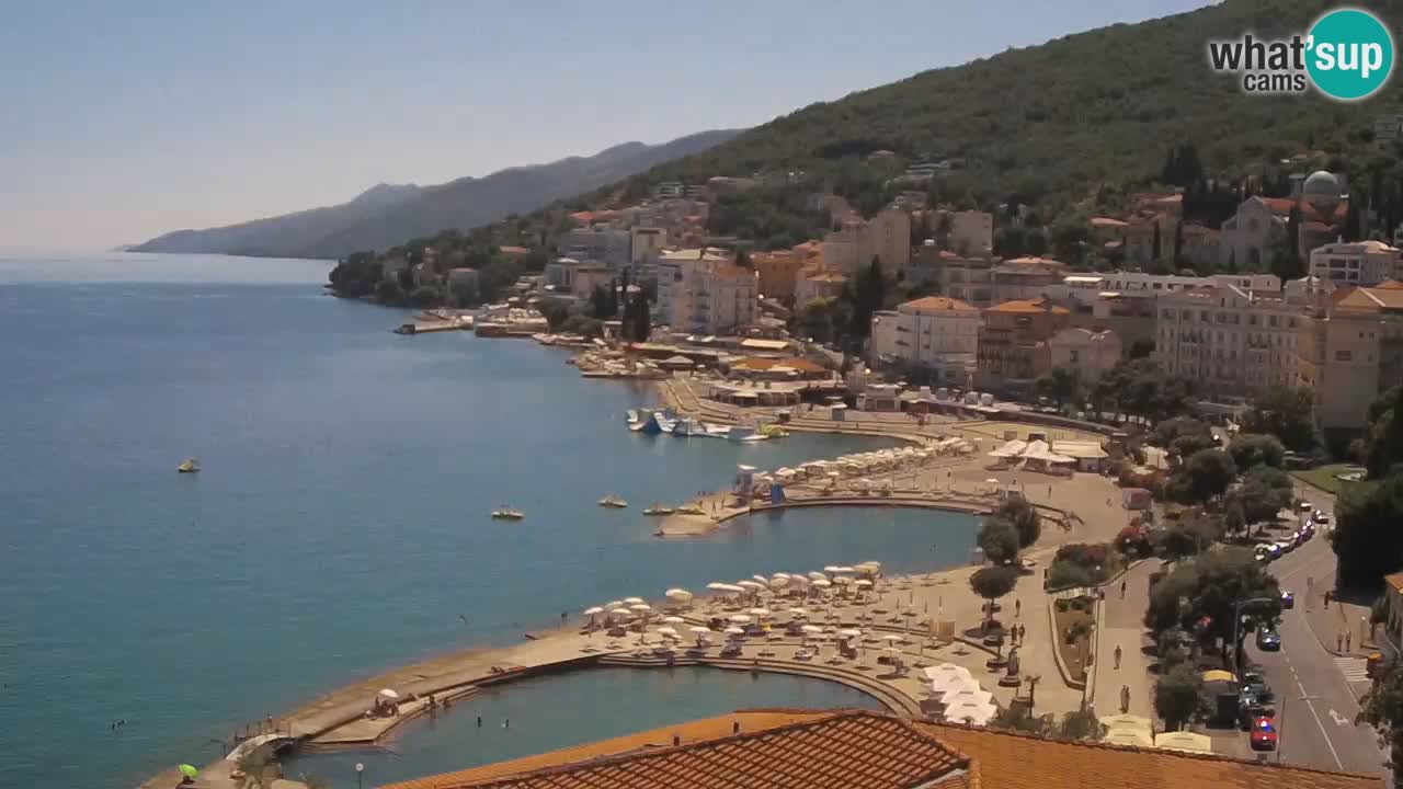 Abbazia webcam – Panorama dall’ Hotel Milenij