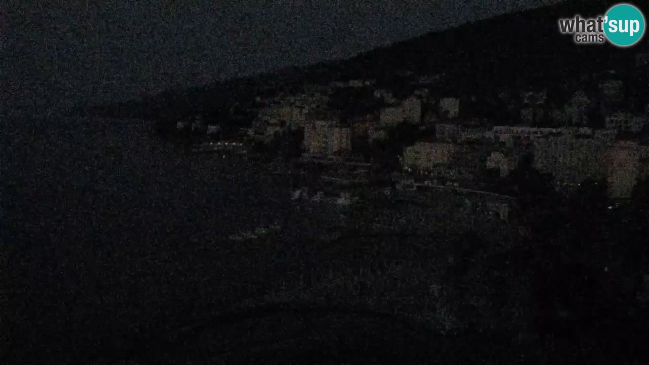 Opatija webcam – Panorama from the Hotel Milenij