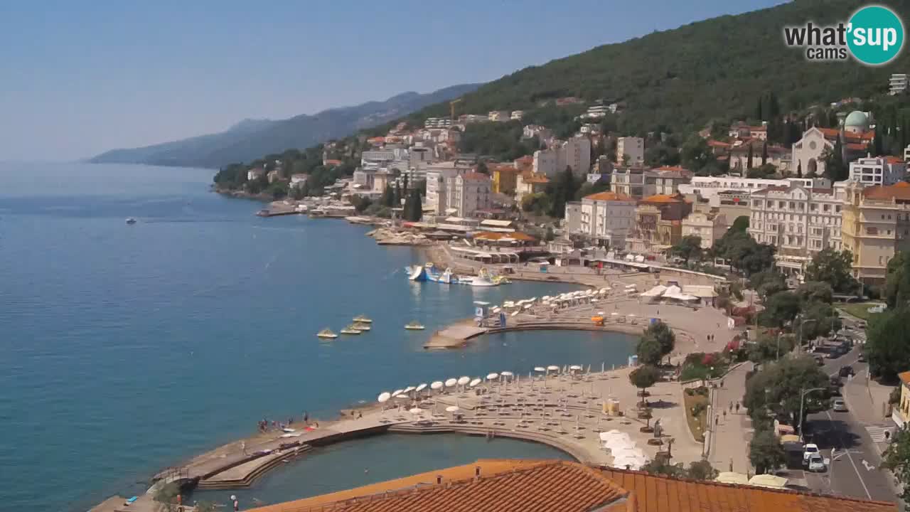 Abbazia webcam – Panorama dall’ Hotel Milenij