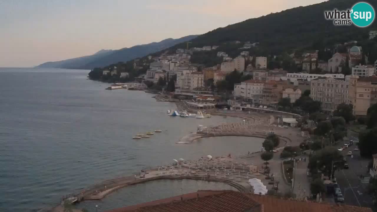 Abbazia webcam – Panorama dall’ Hotel Milenij