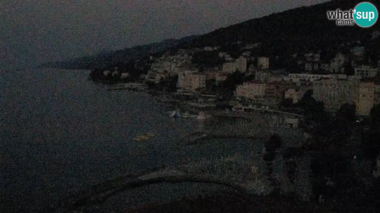 Opatija webcam – Panorama from the Hotel Milenij