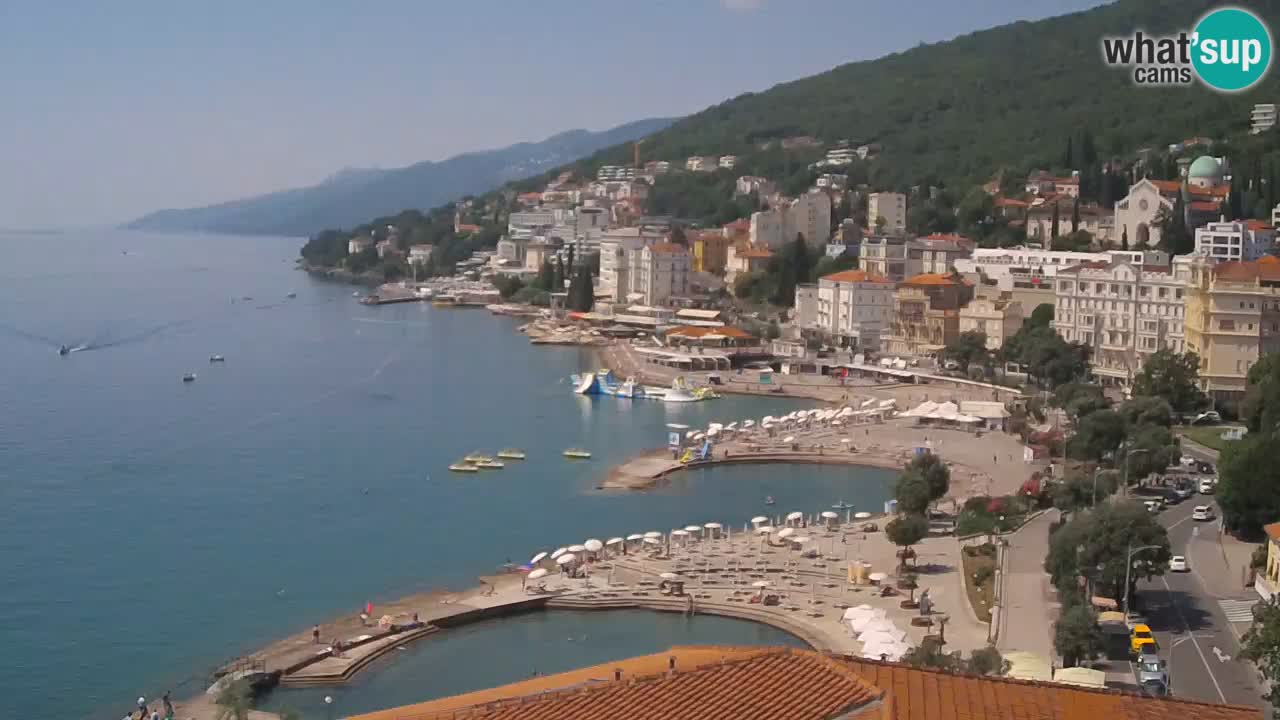 Abbazia webcam – Panorama dall’ Hotel Milenij