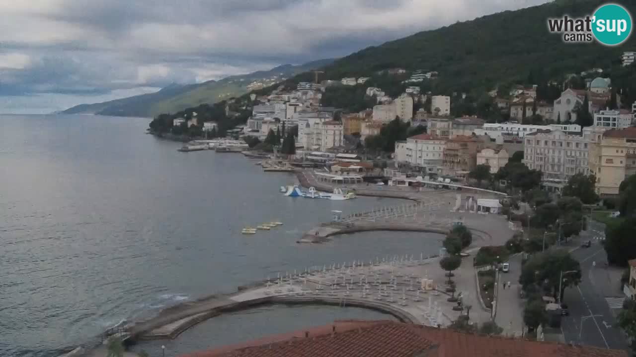 Abbazia webcam – Panorama dall’ Hotel Milenij