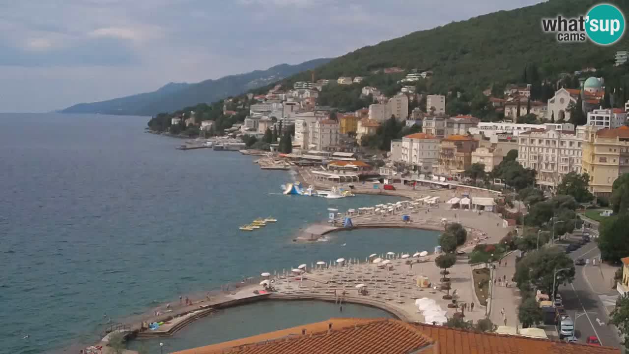 Abbazia webcam – Panorama dall’ Hotel Milenij