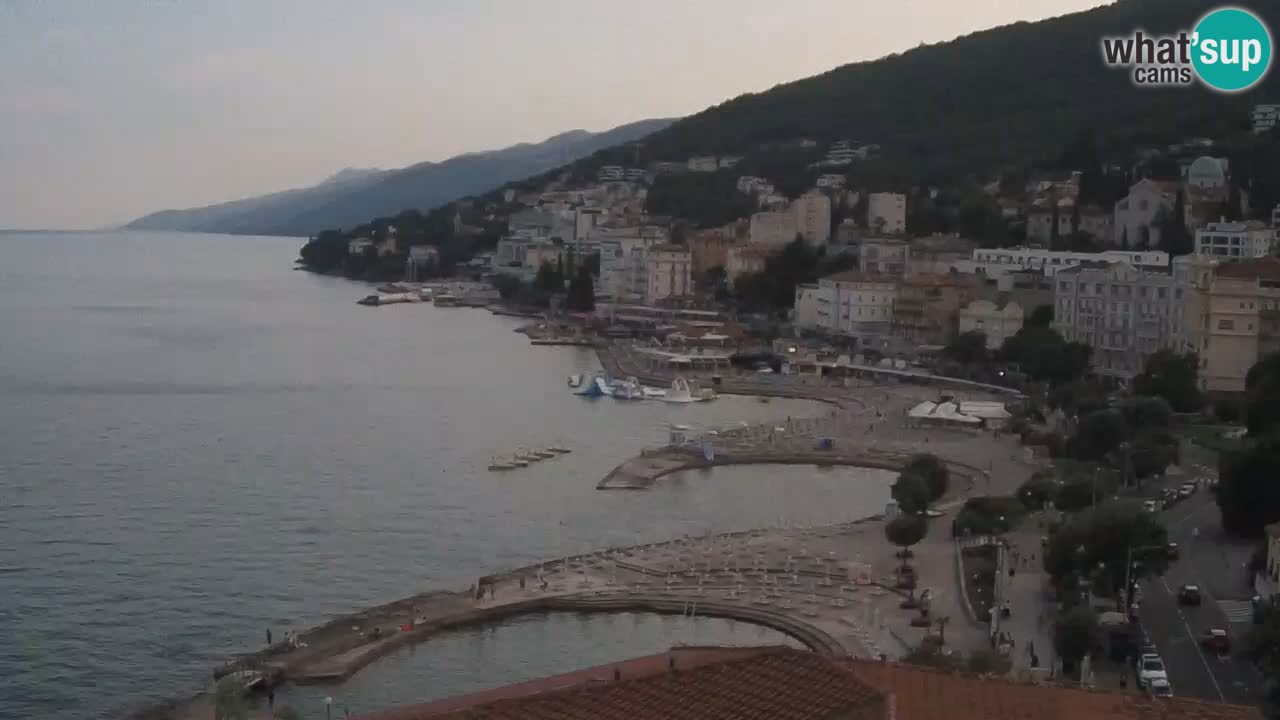 Abbazia webcam – Panorama dall’ Hotel Milenij