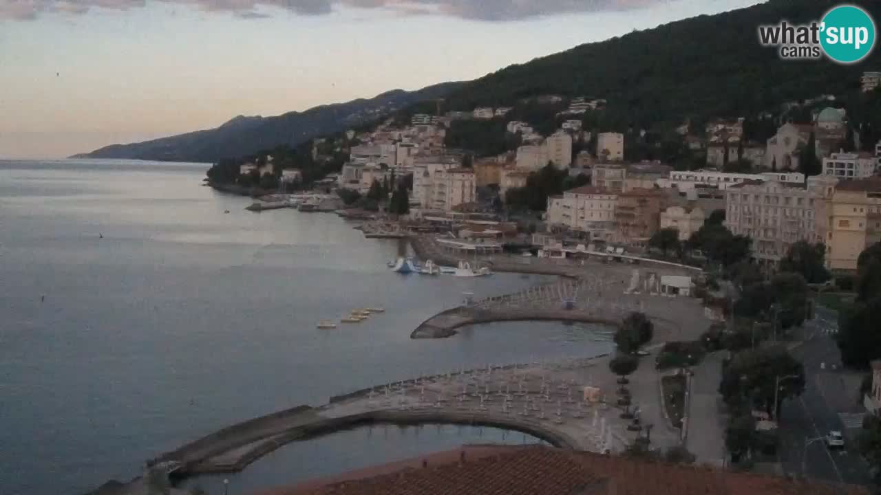 Abbazia webcam – Panorama dall’ Hotel Milenij