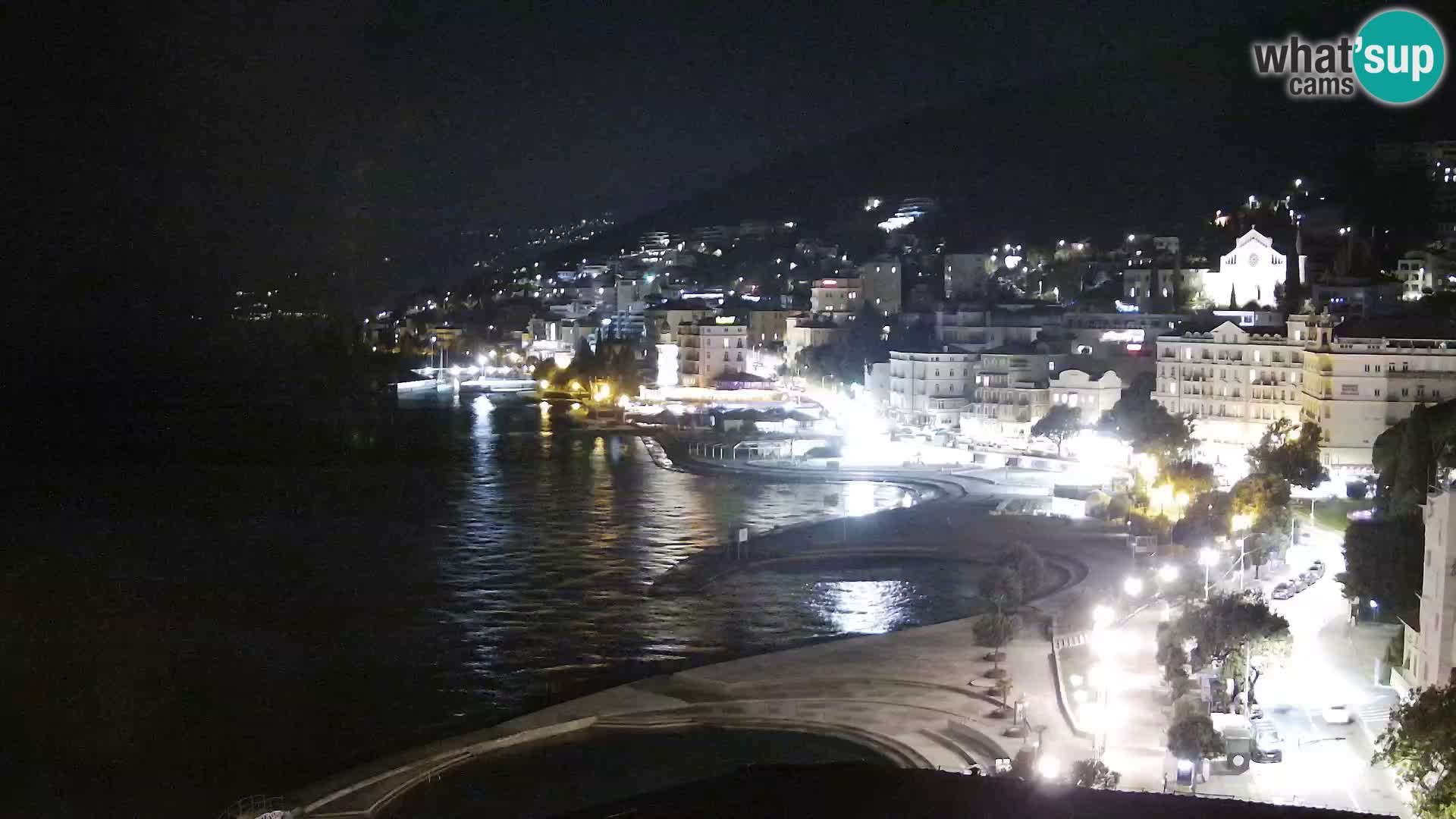 Opatija webcam – Panorama vom Hotel Milenij