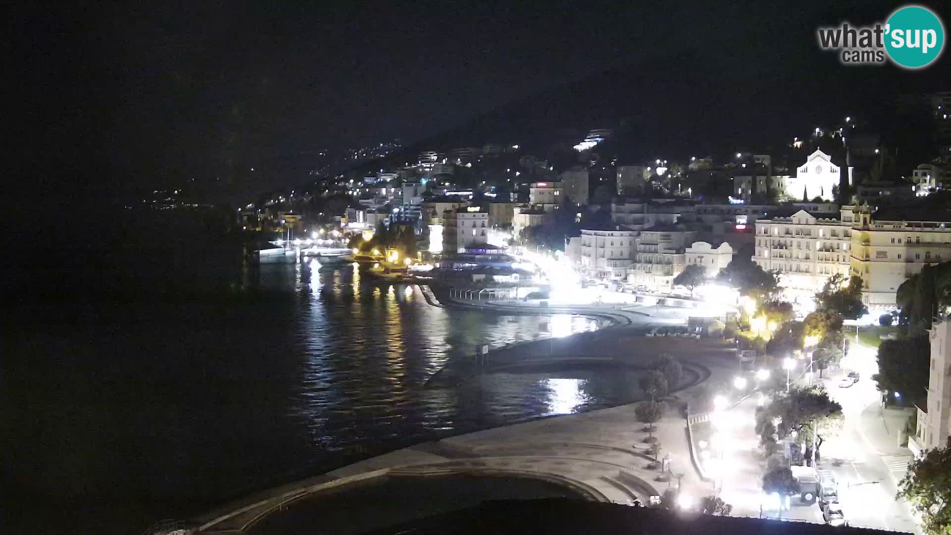 Opatija webcam – Panorama vom Hotel Milenij