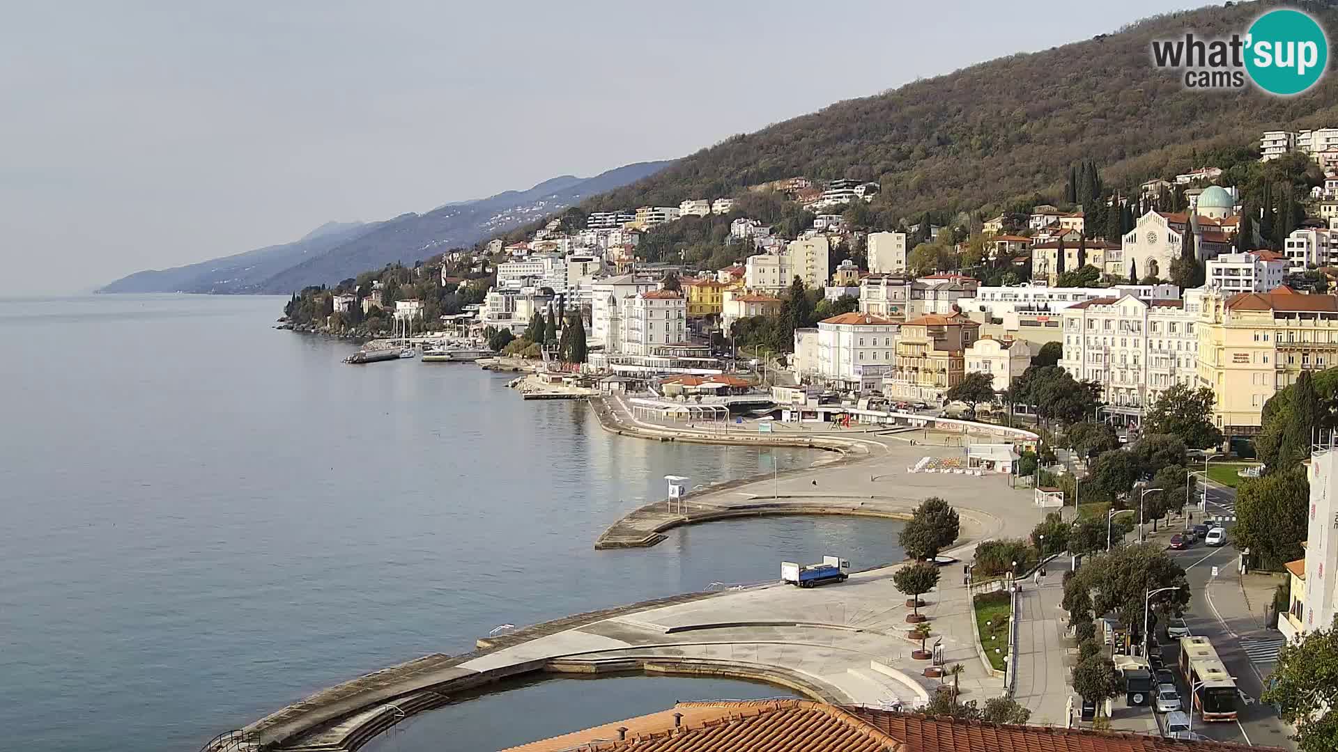 Abbazia webcam – Panorama dall’ Hotel Milenij