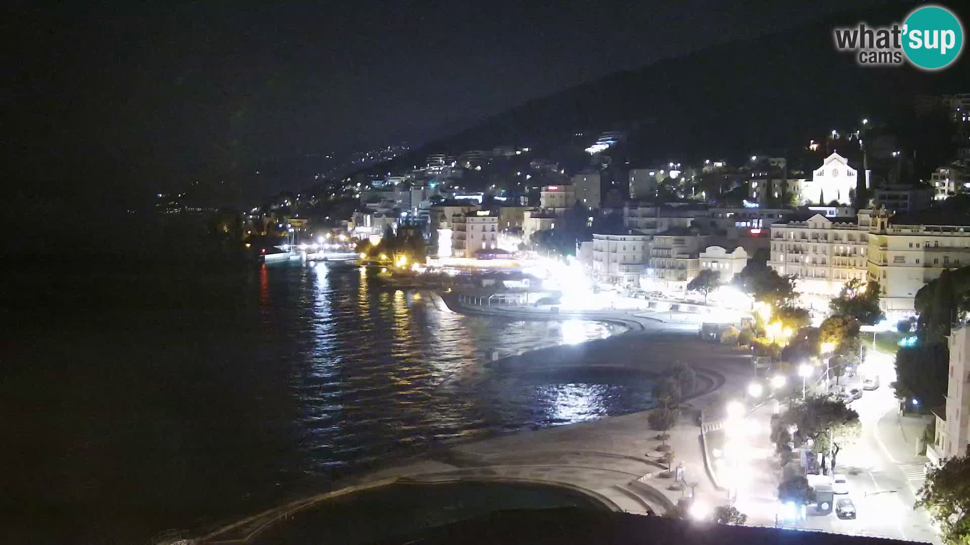 Abbazia webcam – Panorama dall’ Hotel Milenij