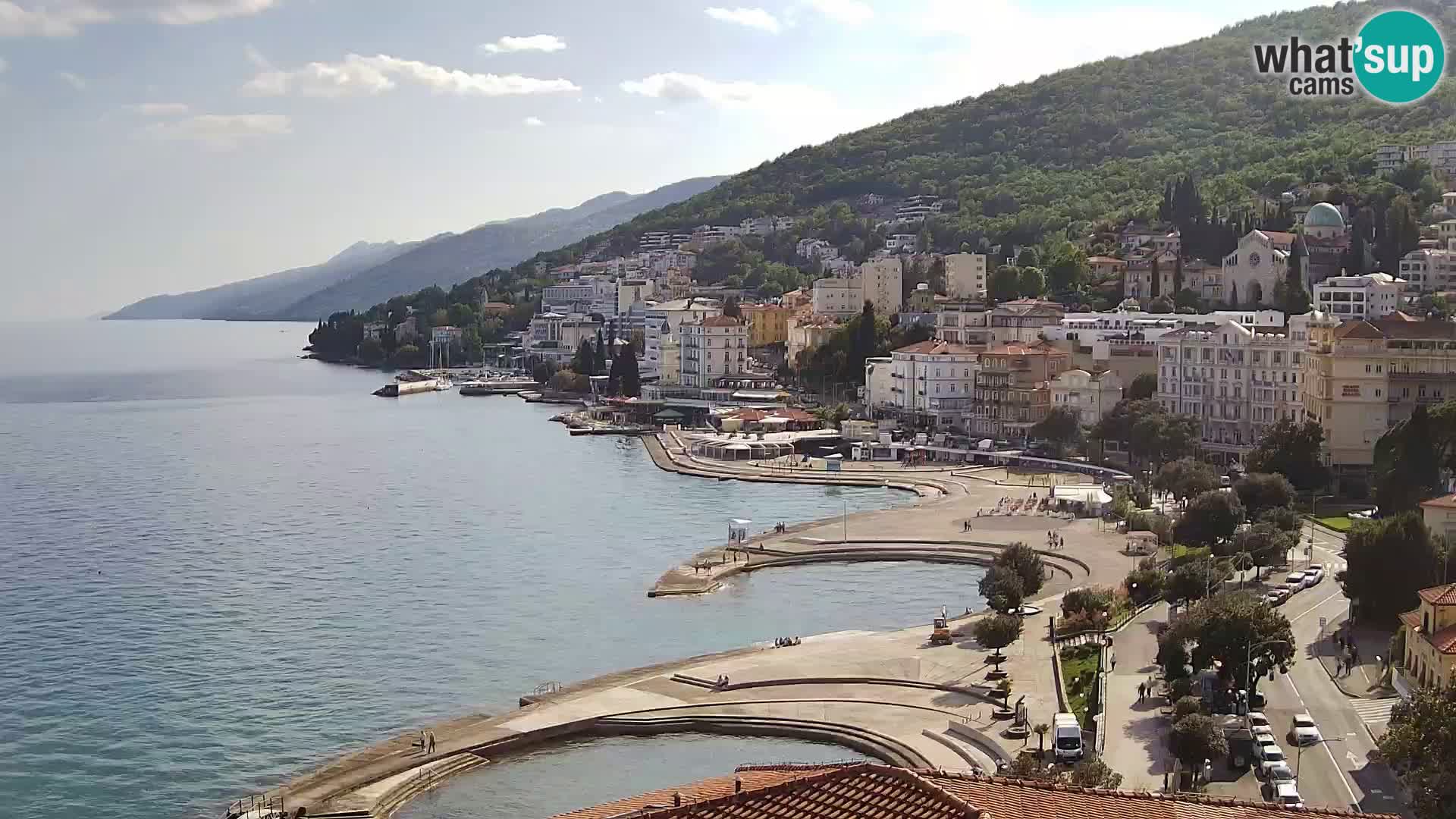 Abbazia webcam – Panorama dall’ Hotel Milenij