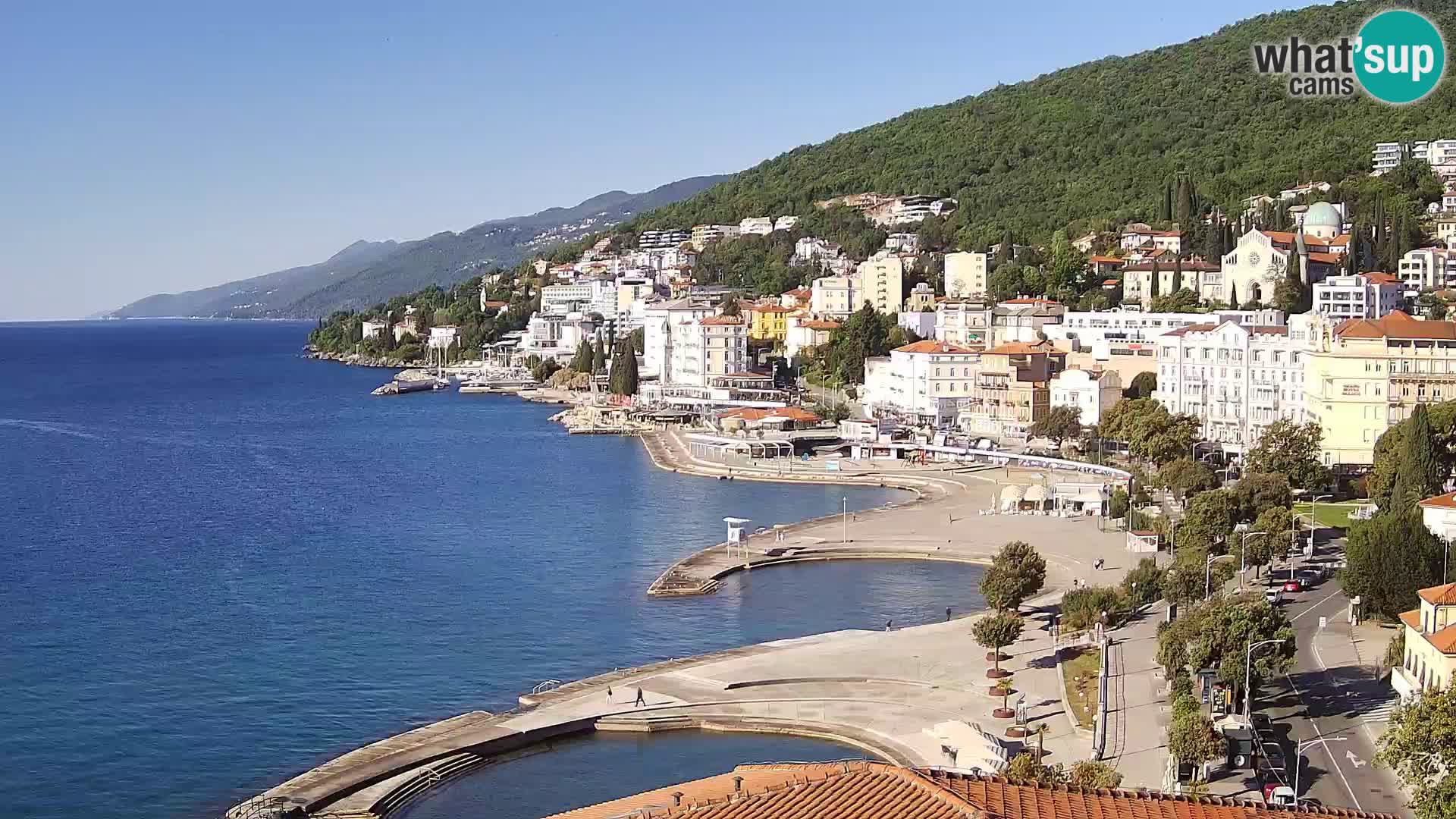 Abbazia webcam – Panorama dall’ Hotel Milenij