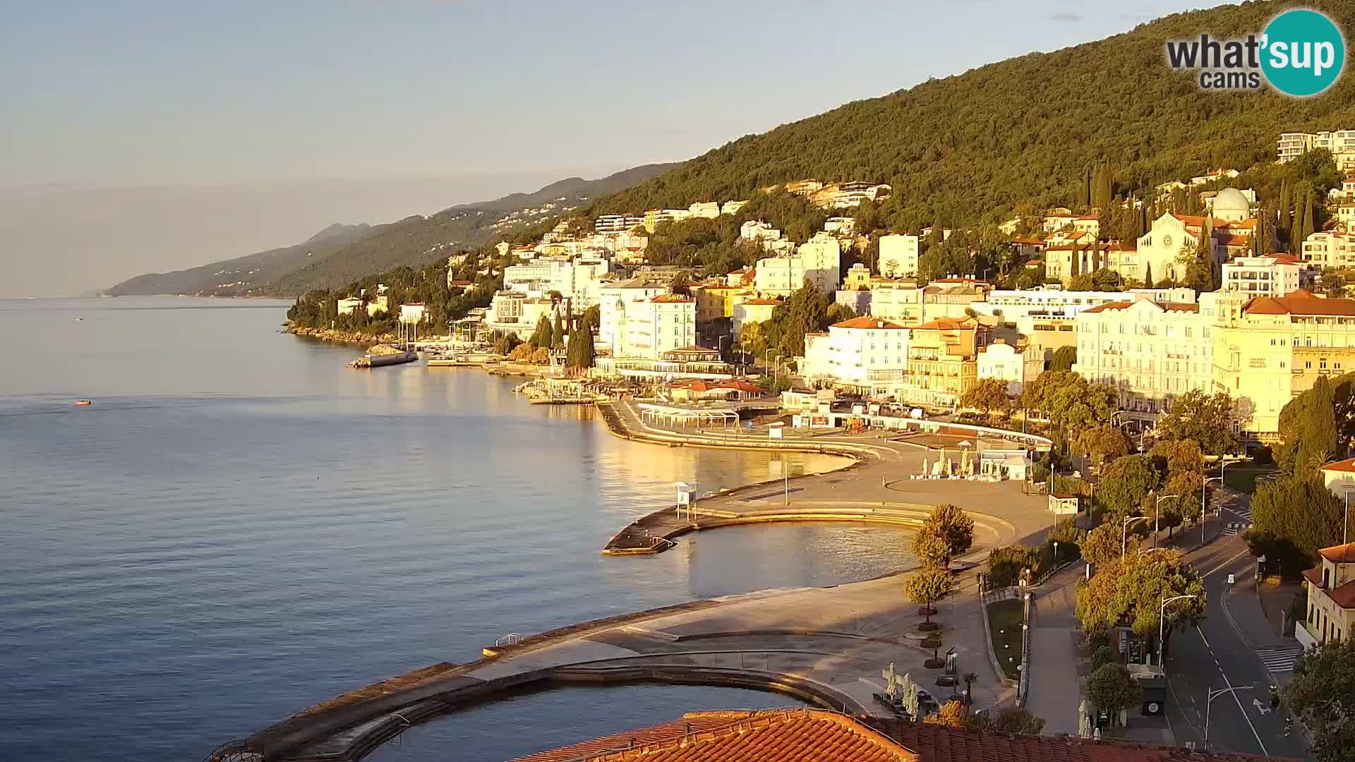 Abbazia webcam – Panorama dall’ Hotel Milenij