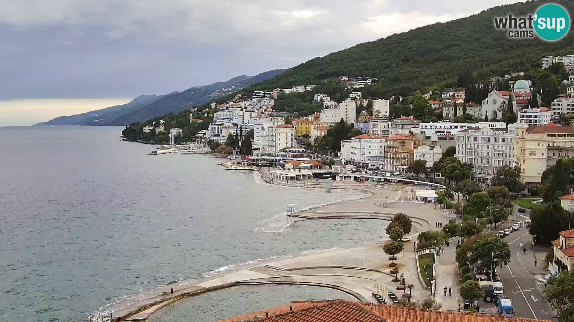 Abbazia webcam – Panorama dall’ Hotel Milenij