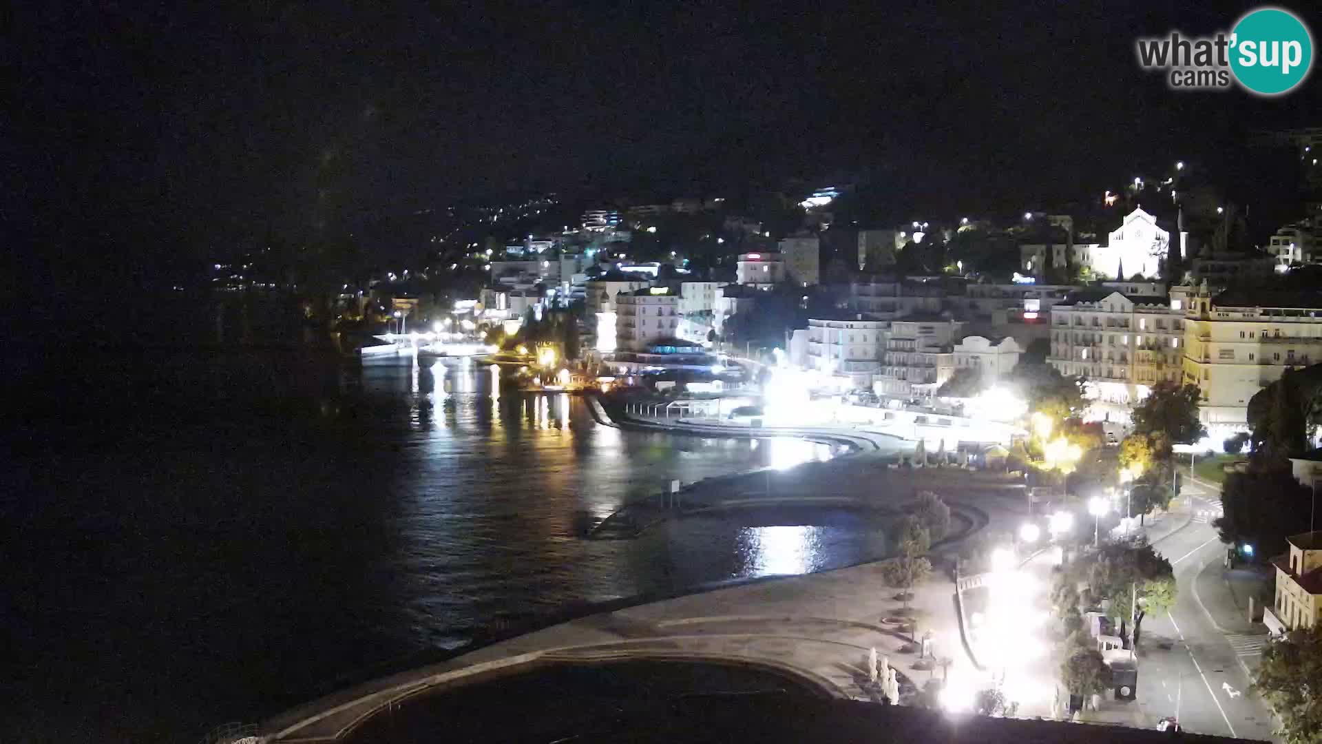 Opatija webcam – Panorama vom Hotel Milenij