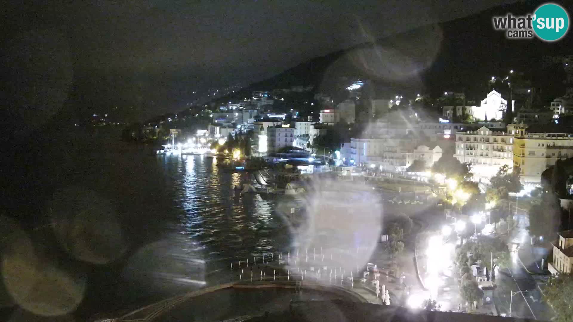 Web kamera Opatija Panorama – Pogled uživo iz Hotela Milenij