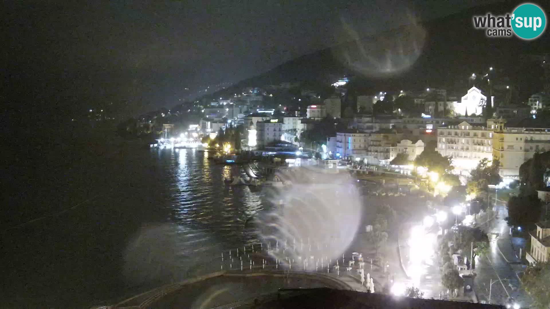 Spletna kamera Opatija panorama – Pogled v živo iz Hotela Milenij