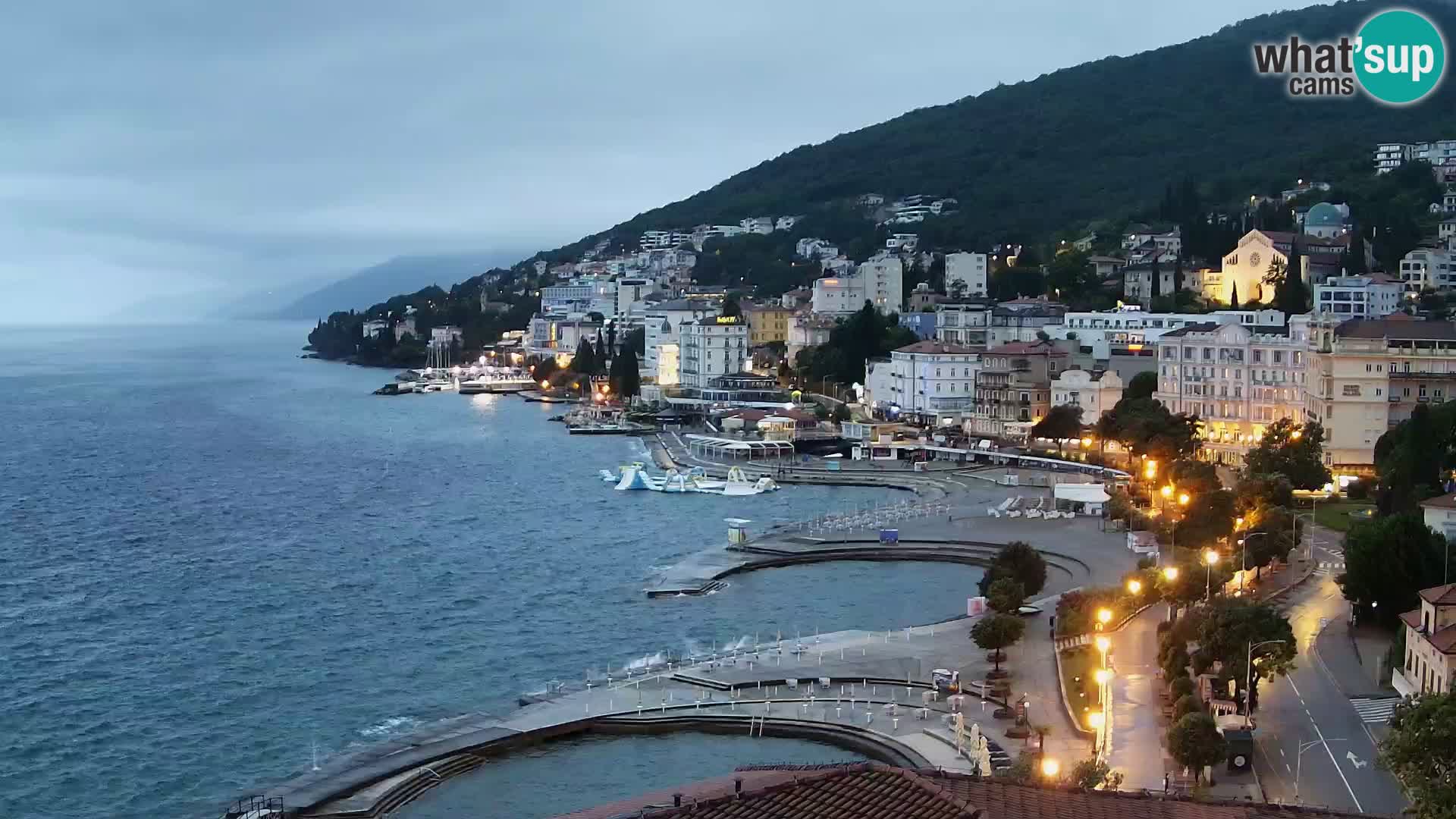 Webcam Panorama Abbazia – Vista live dall’Hotel Milenij