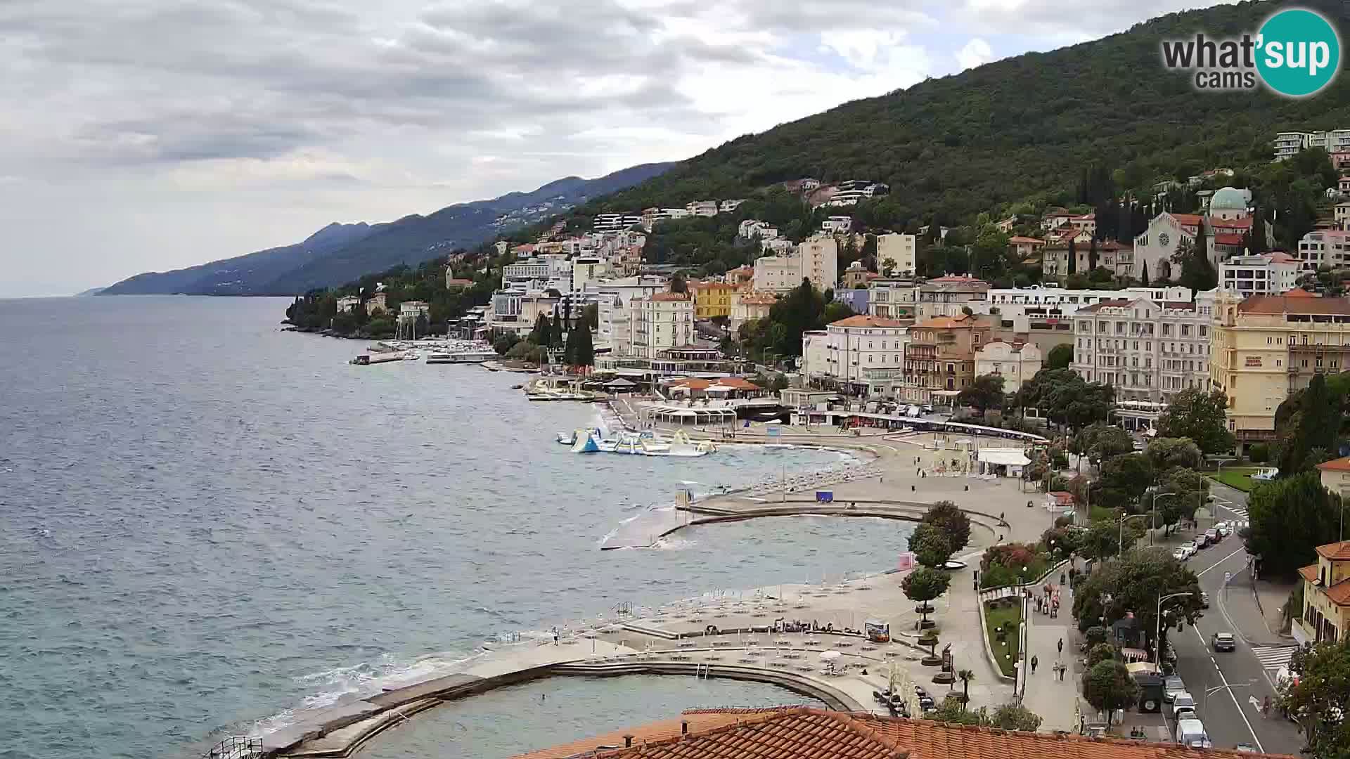 Abbazia webcam – Panorama dall’ Hotel Milenij