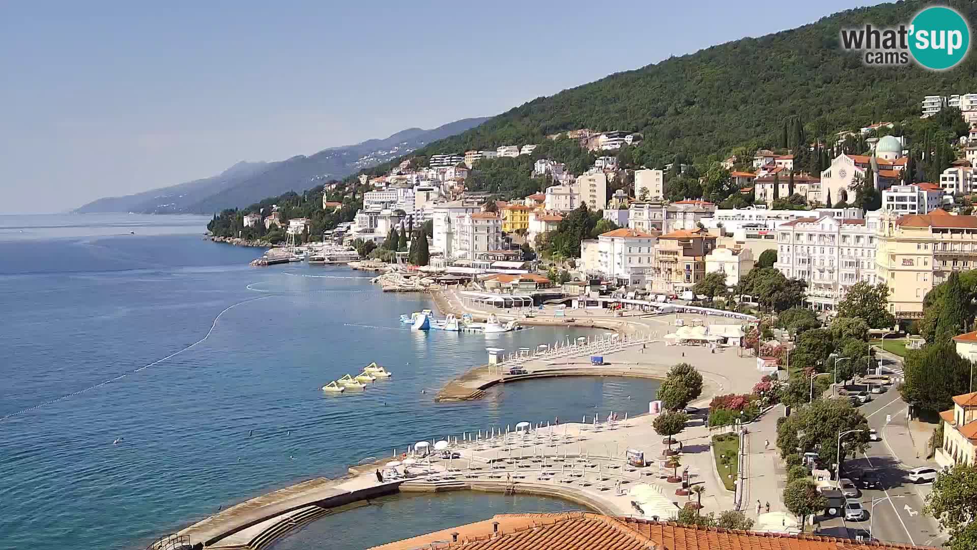 Webcam Panorama Abbazia – Vista live dall’Hotel Milenij