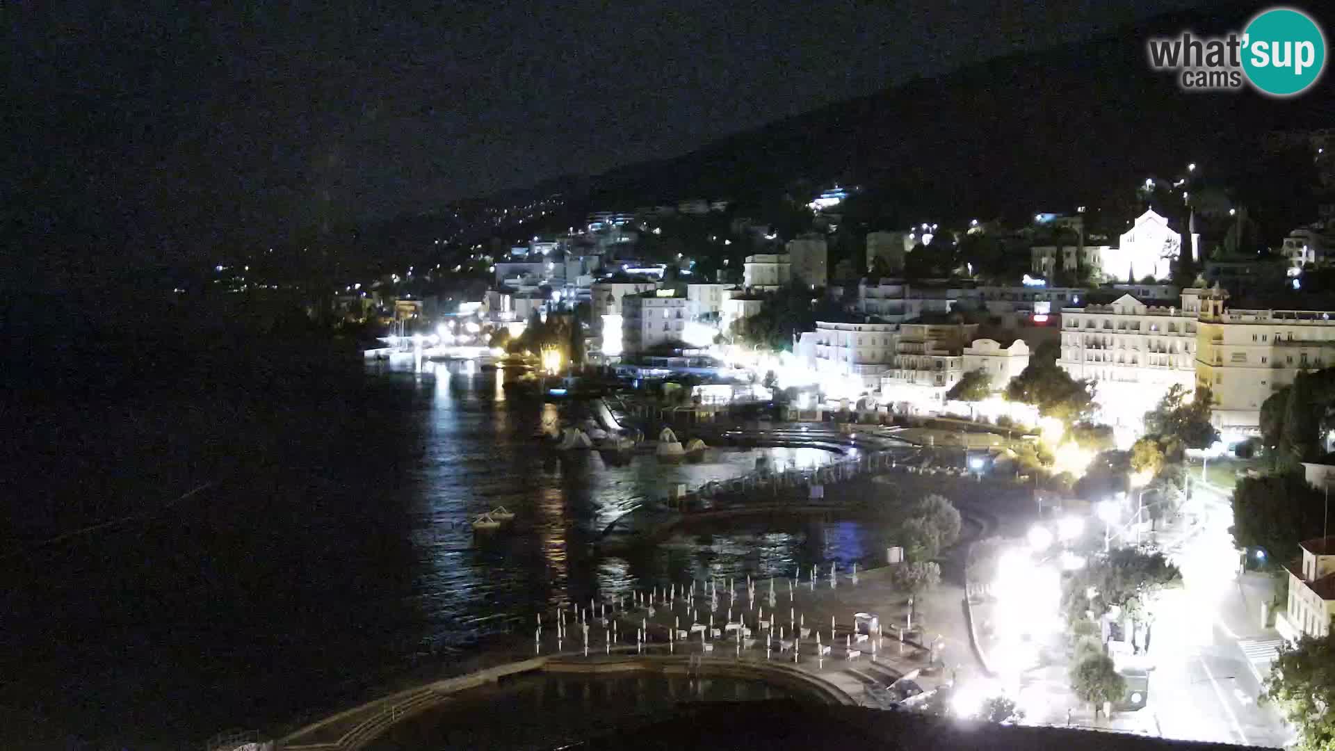 Web kamera Opatija Panorama – Pogled uživo iz Hotela Milenij