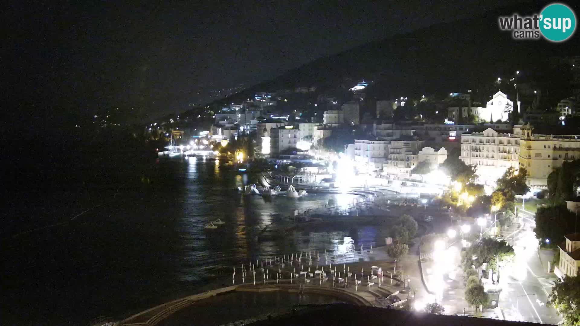 Spletna kamera Opatija panorama – Pogled v živo iz Hotela Milenij
