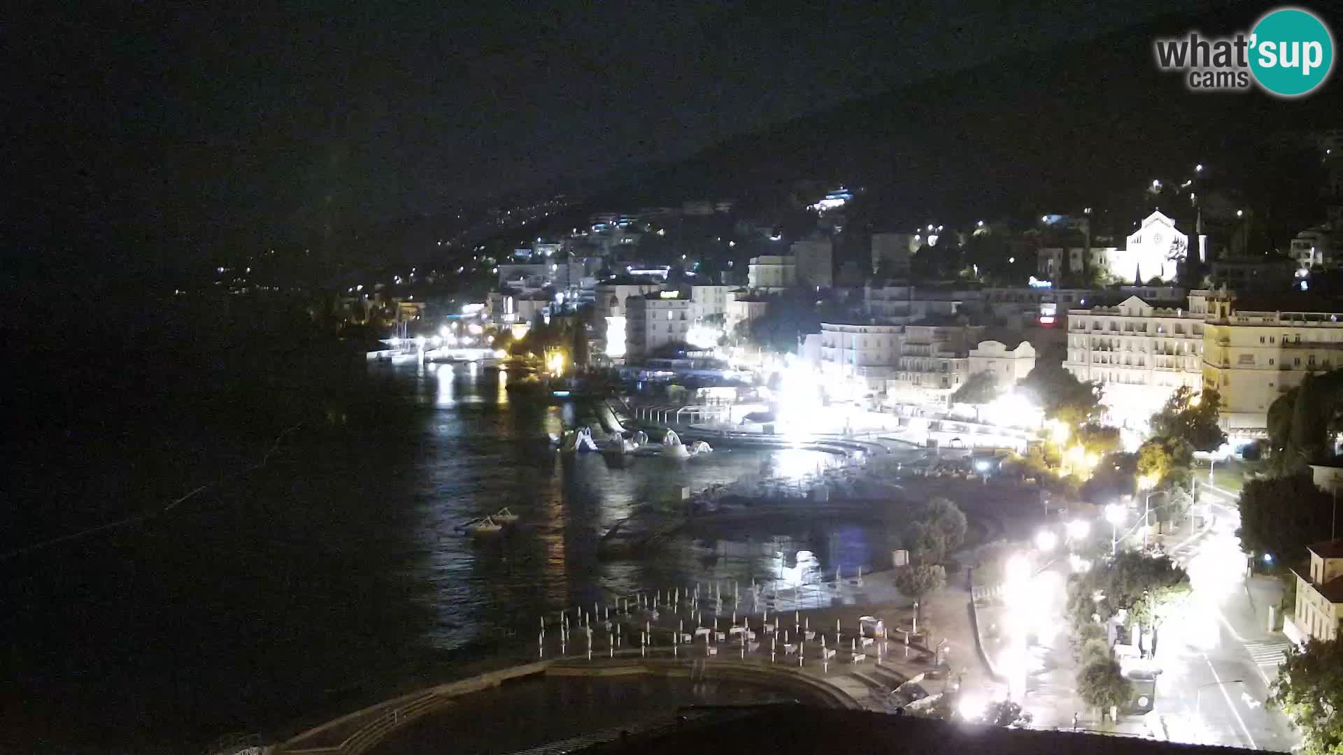 Spletna kamera Opatija panorama – Pogled v živo iz Hotela Milenij