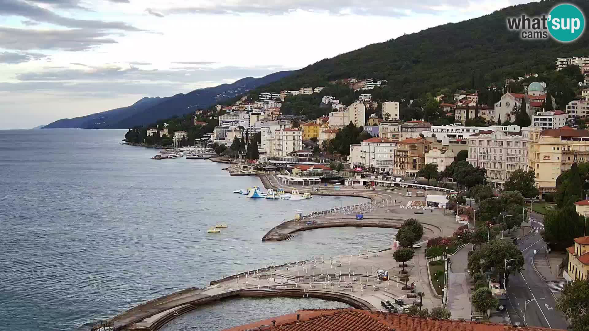 Opatija Panorama Webcam – Liveblick vom Hotel Milenij
