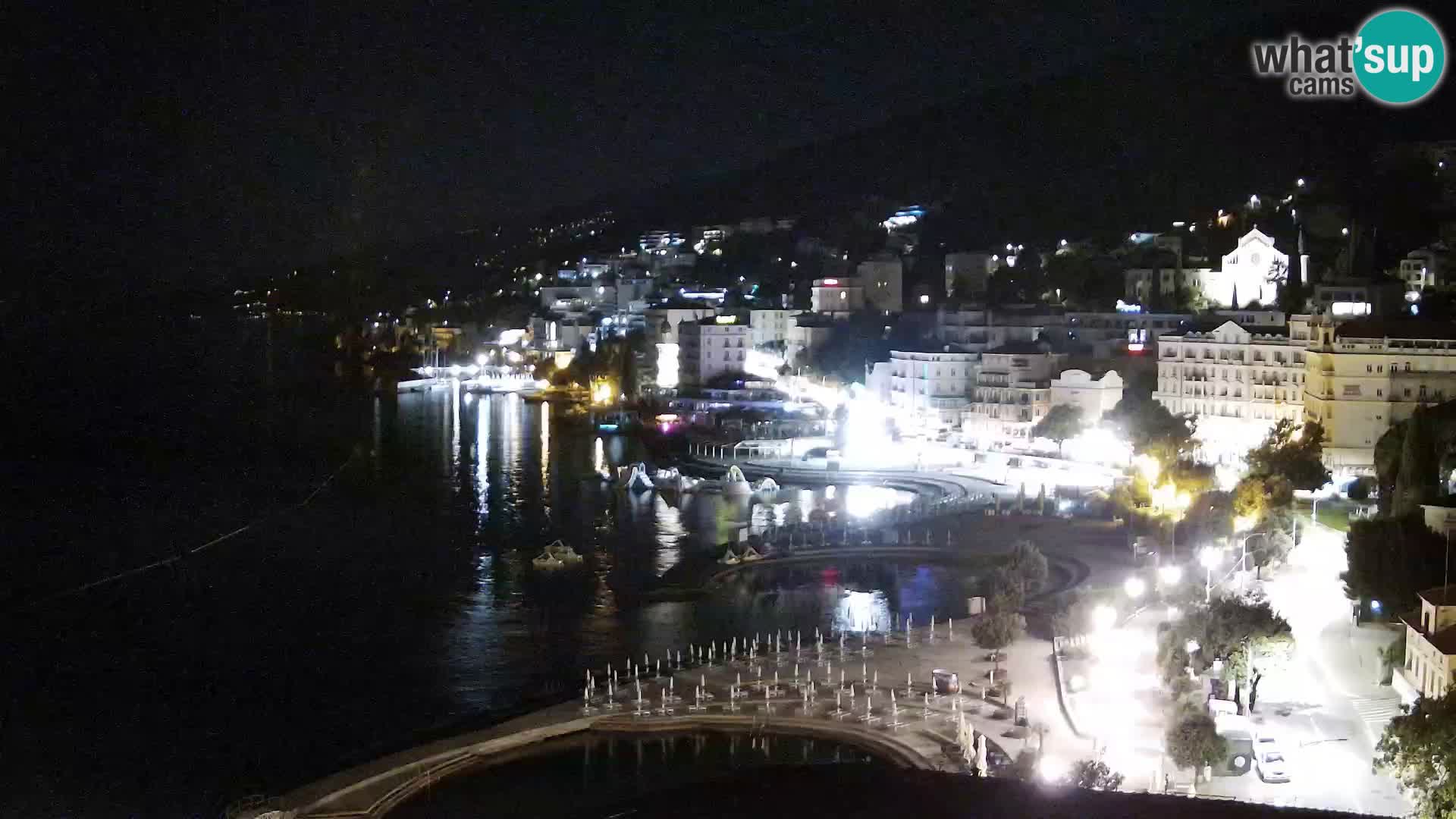 Web kamera Opatija Panorama – Pogled uživo iz Hotela Milenij