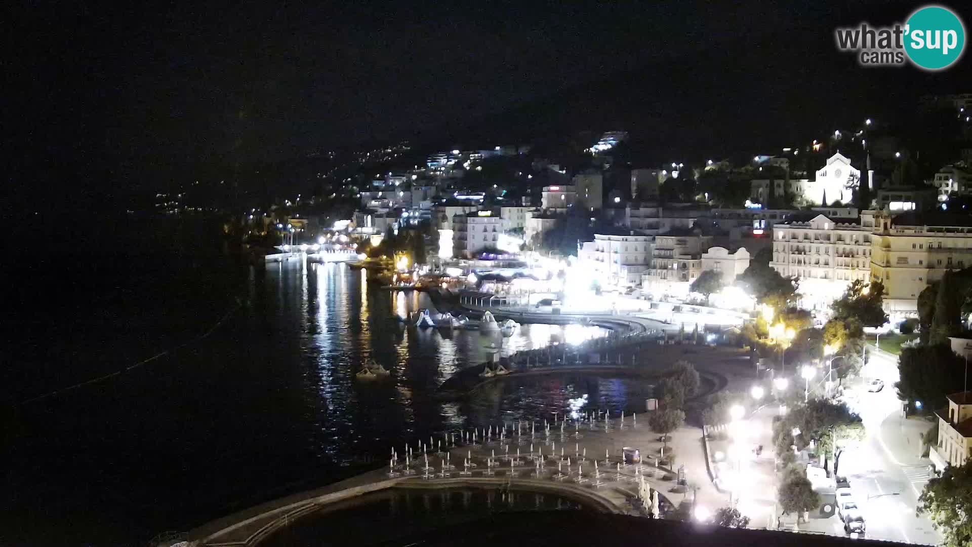Webcam panorama Opatija – Vue en direct depuis l’Hotel Milenij