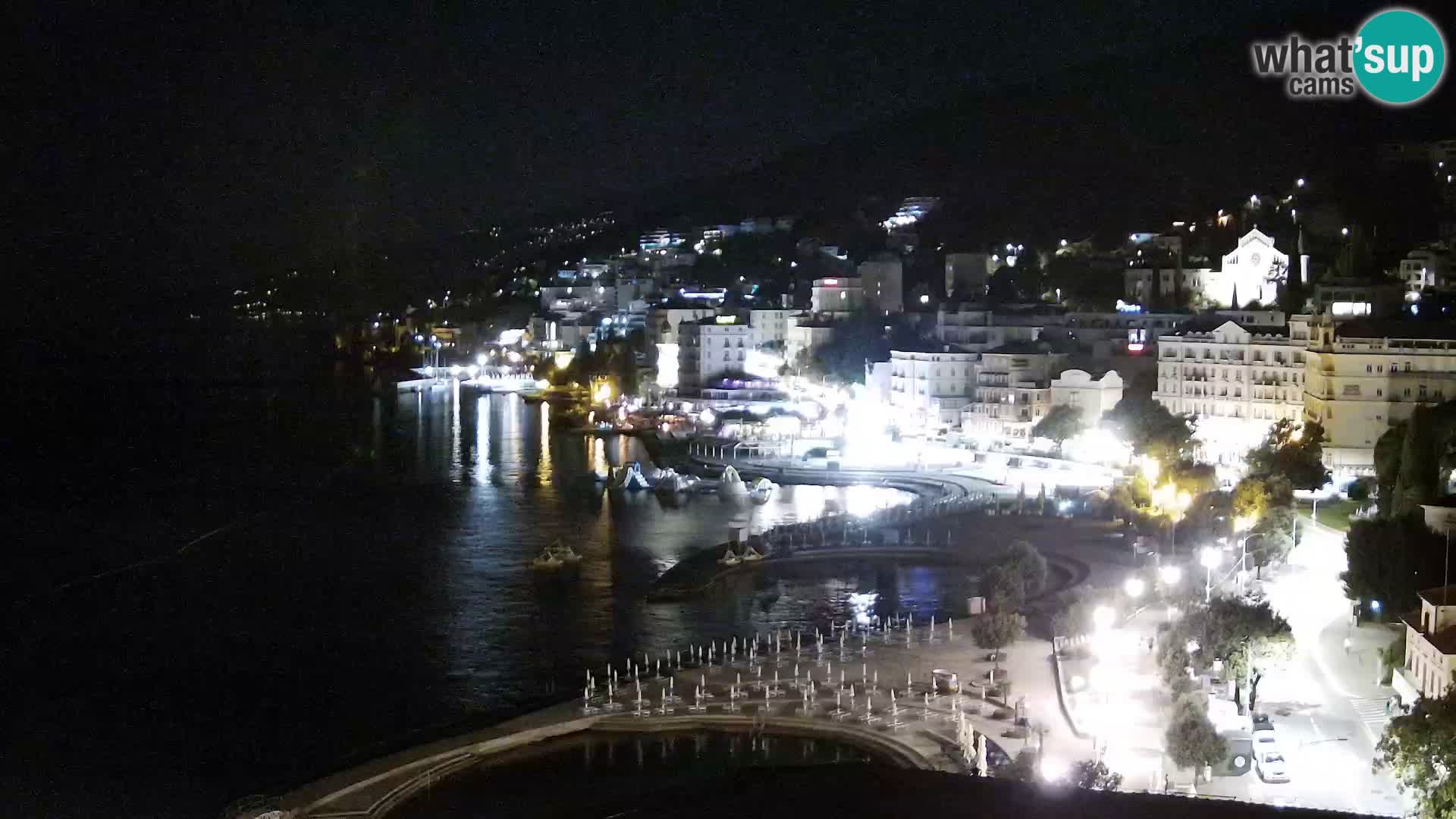 Webcam panorámica de Opatija – Vista en directo desde Hotel Milenij