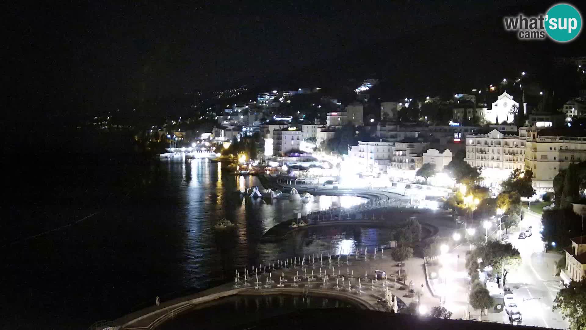 Web kamera Opatija Panorama – Pogled uživo iz Hotela Milenij
