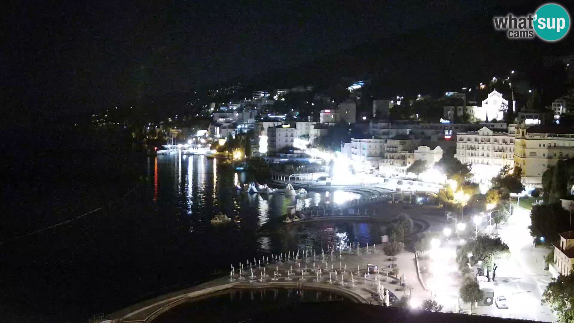 Webcam panorámica de Opatija – Vista en directo desde Hotel Milenij