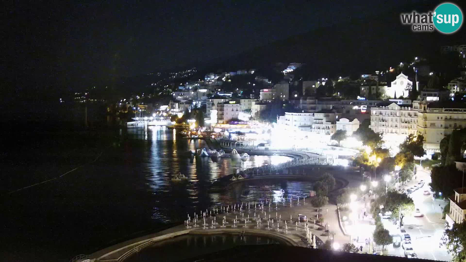 Spletna kamera Opatija panorama – Pogled v živo iz Hotela Milenij