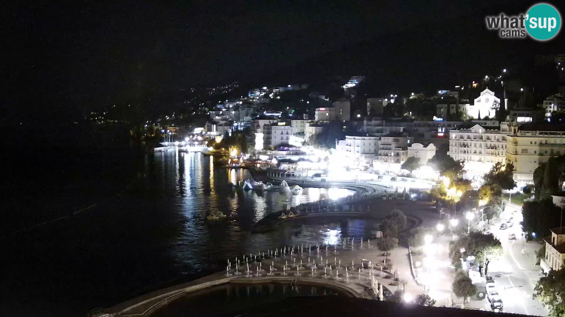 Webcam panorama Opatija – Vue en direct depuis l’Hotel Milenij