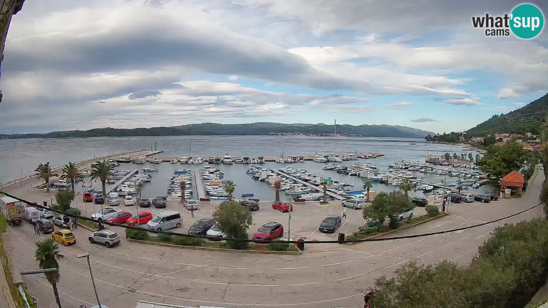Webcam Orebić Riva – Ferry vers Korčula en direct