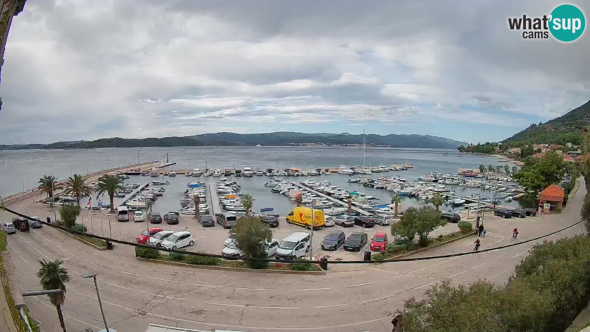 Web kamera Orebić Riva – Trajekt za Korčulu uživo