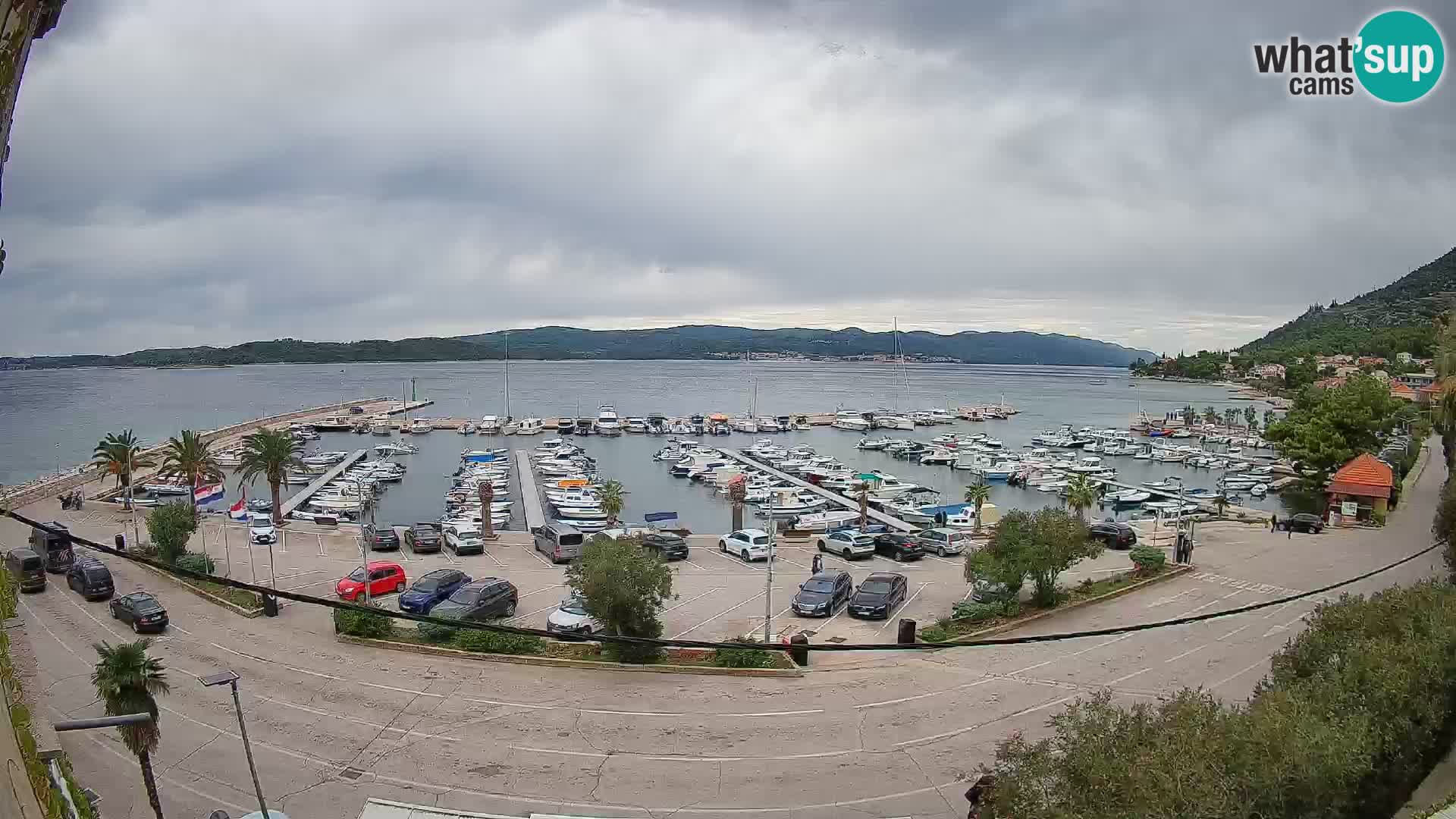 Web kamera Orebić Riva – Trajekt za Korčulu uživo