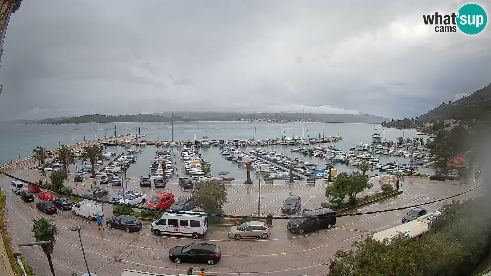 Webcam Orebić Riva – Ferry vers Korčula en direct