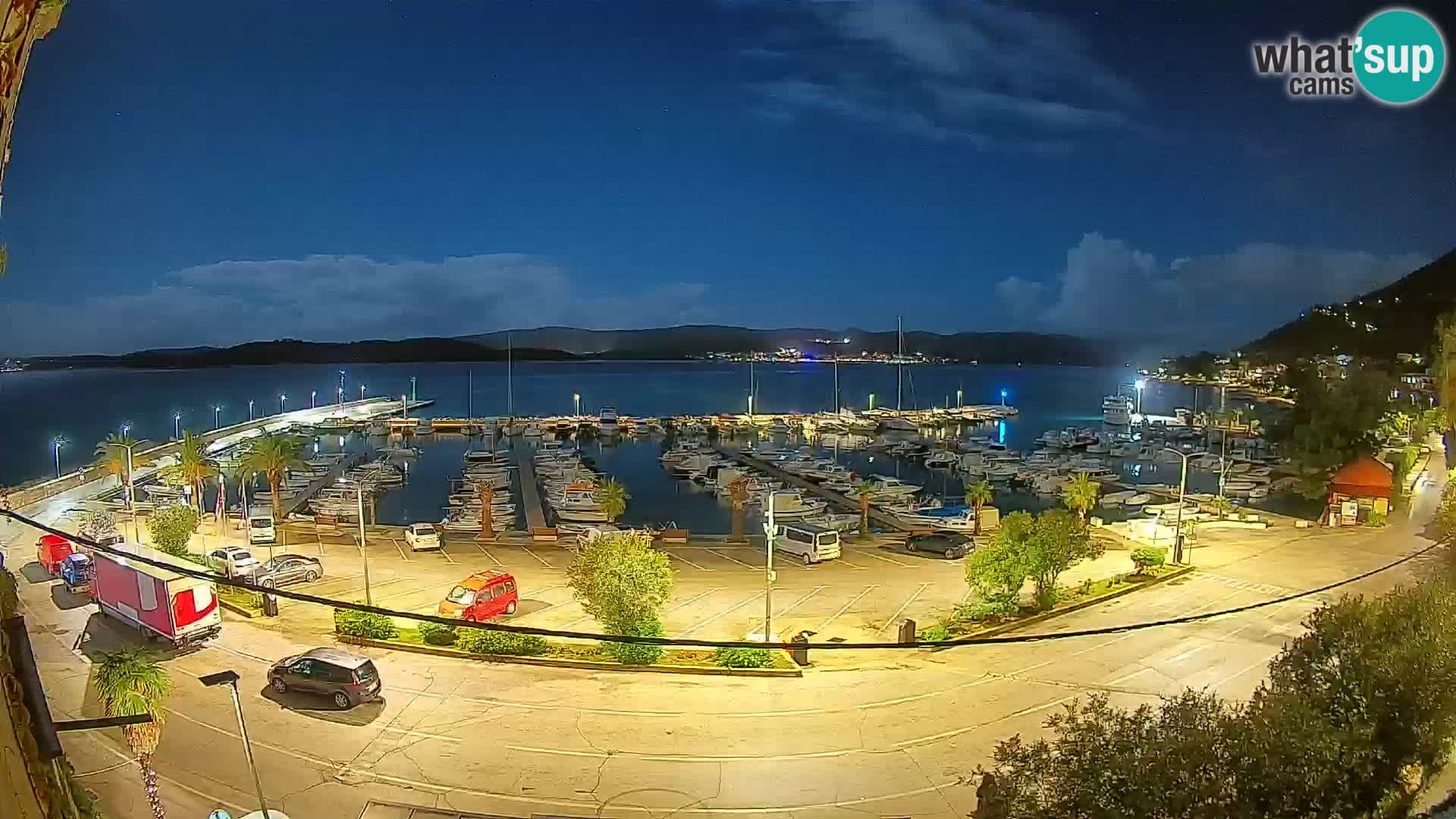 Webcam Orebić Riva – Ferry to Korčula Live