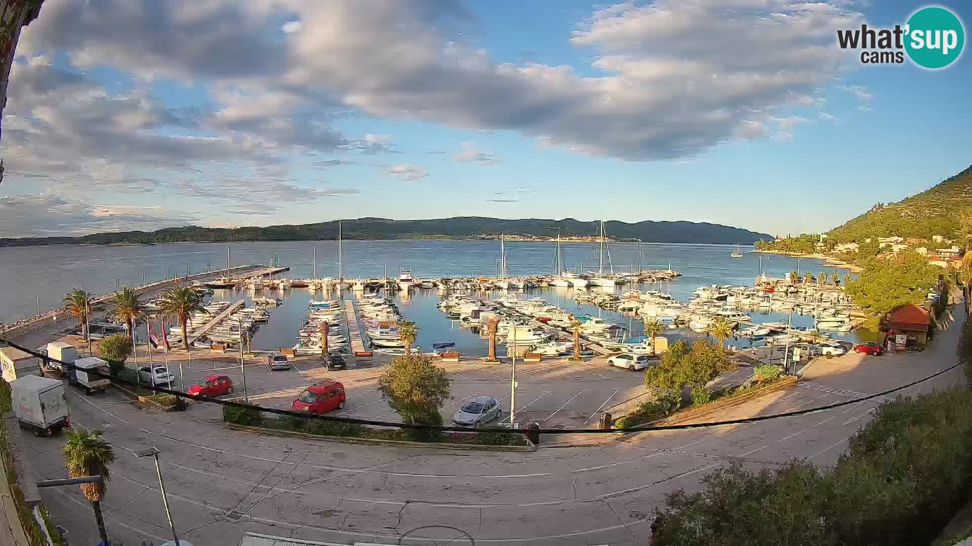 Webcam Orebić Riva – Ferry to Korčula Live