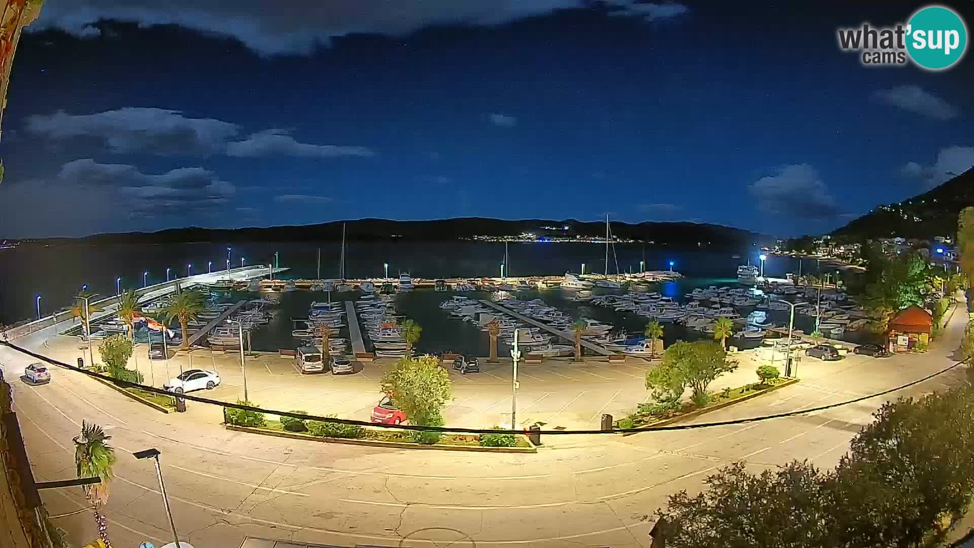 Webcam Orebić Riva – Ferry to Korčula Live