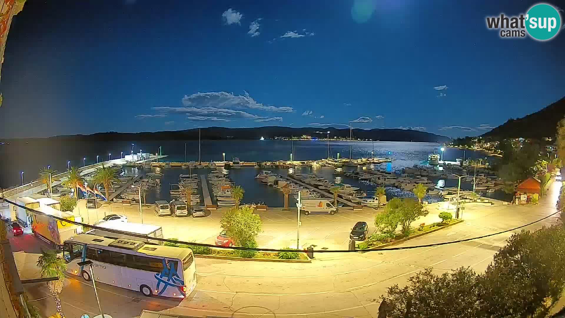 Spletna kamera Orebić Riva – Trajekt za Korčulo v živo