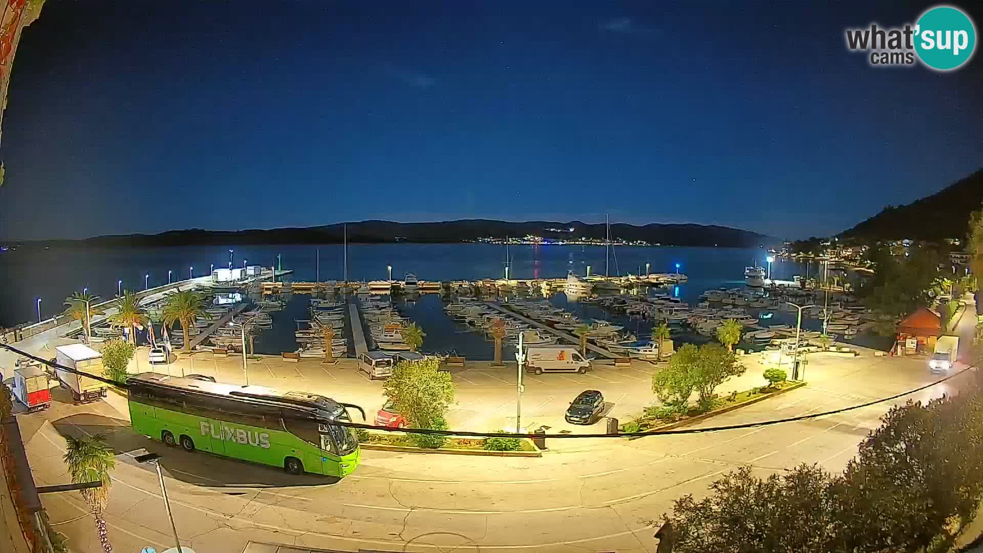 Webcam Orebić Riva – Ferry vers Korčula en direct