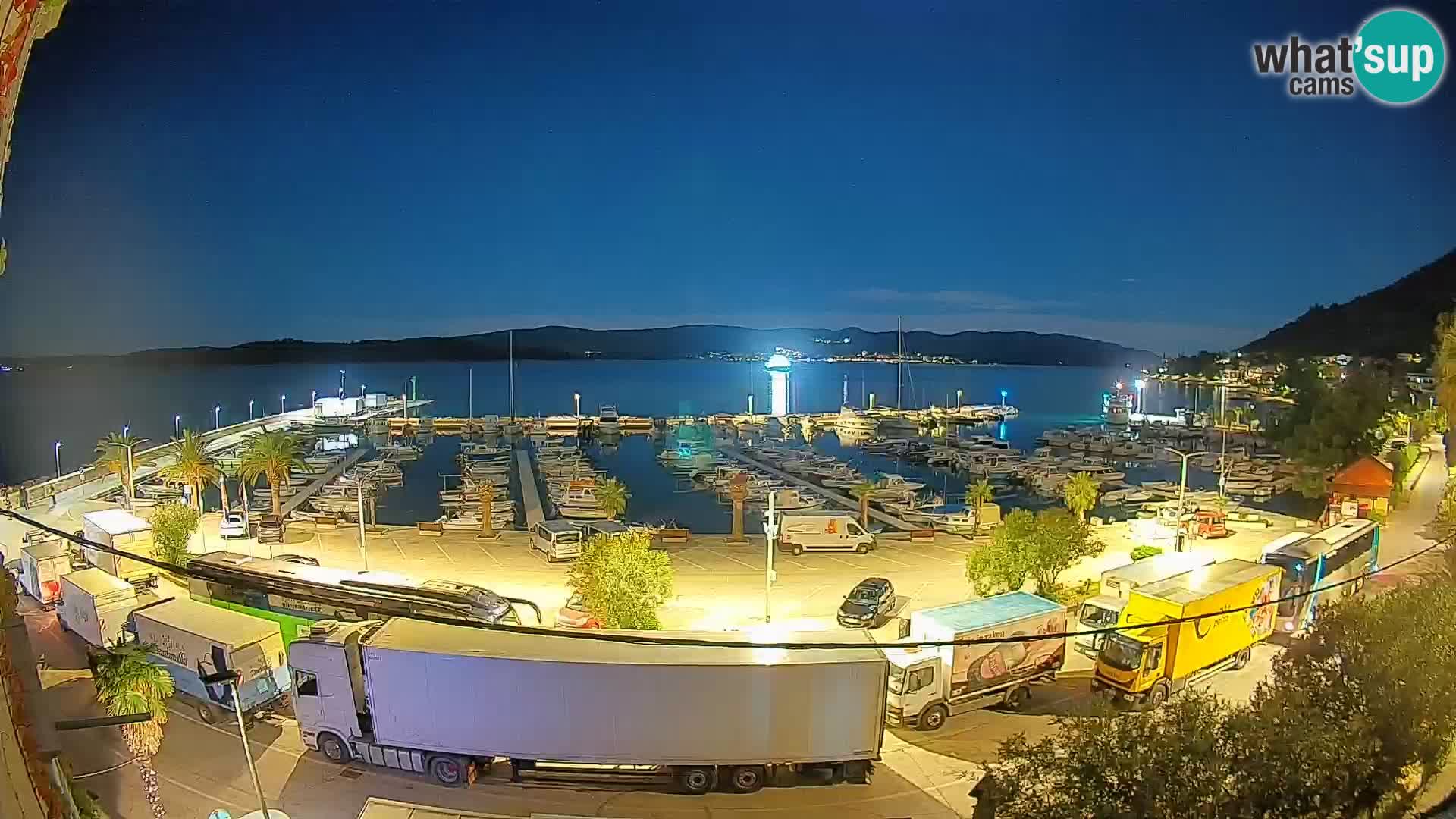 Webcam Orebić Riva – Ferry vers Korčula en direct