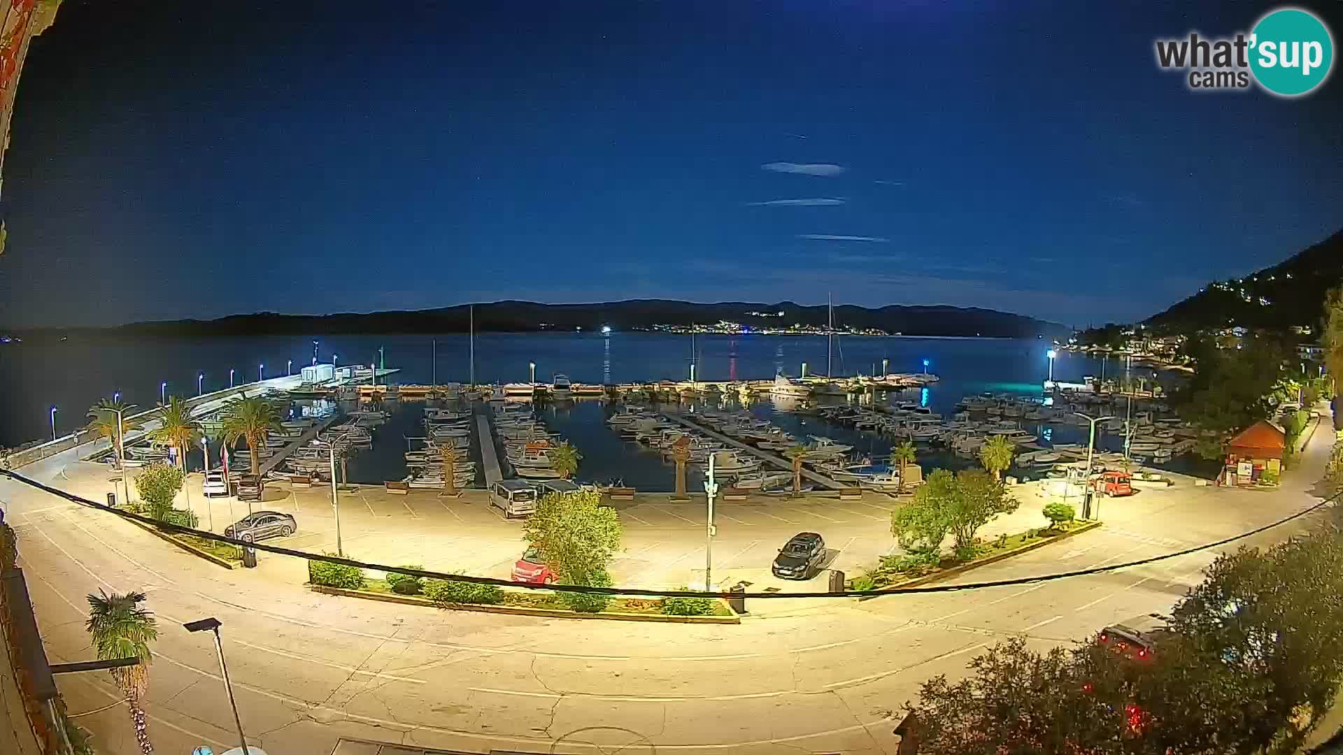 Web kamera Orebić Riva – Trajekt za Korčulu uživo