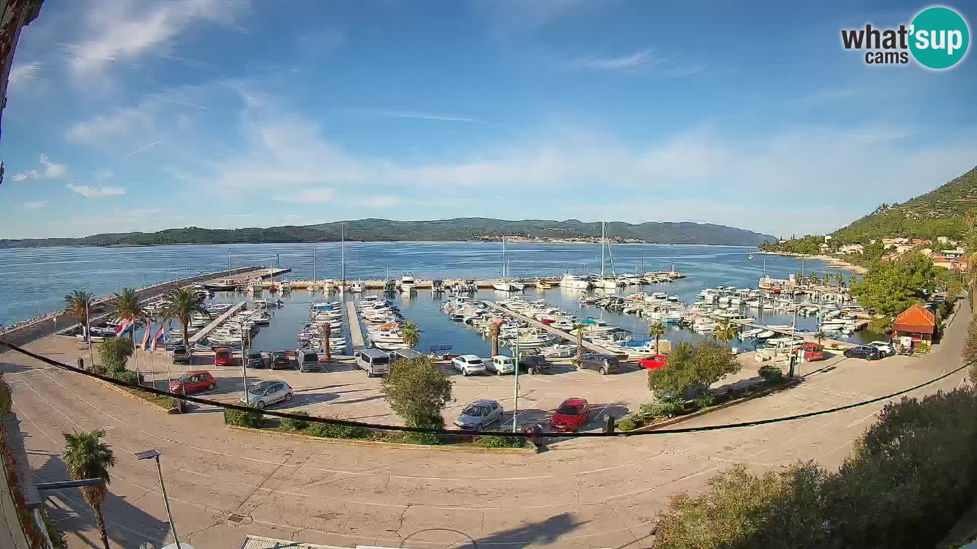 Webcam Orebić Riva – Ferry vers Korčula en direct